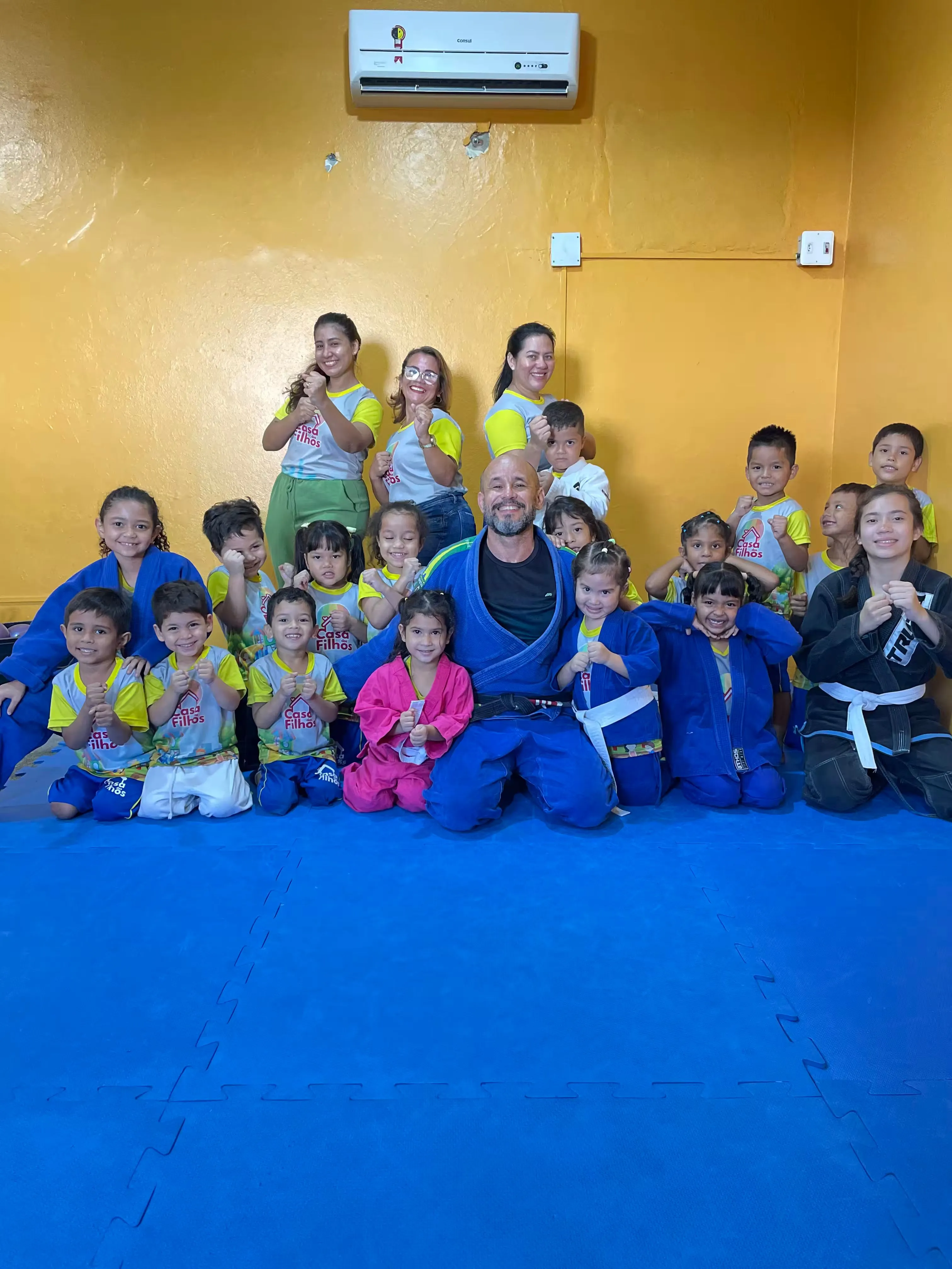 Atividade de Esporte & Disciplina realizada na Casa dos Filhos em Manaus